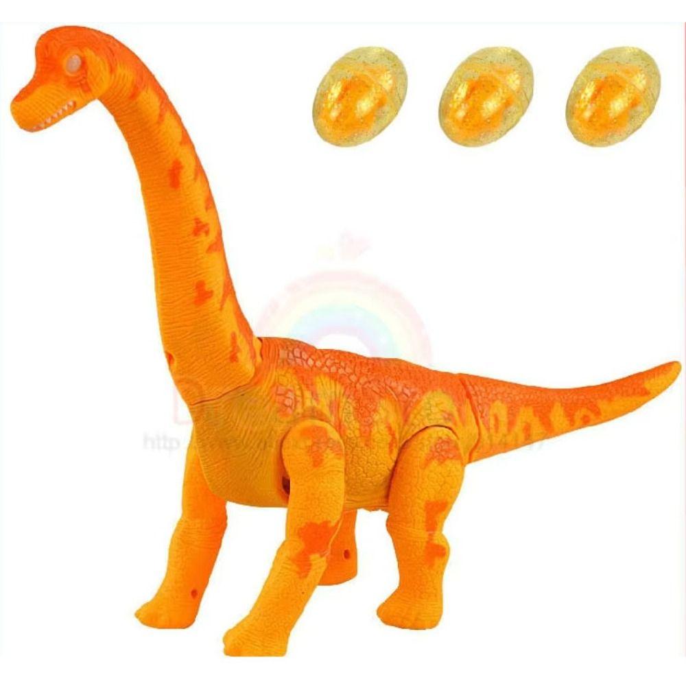 Plastic Will Lay Eggs Dinosaurs Toys Projection Crawling Long-necked Toys Desktop Ornament