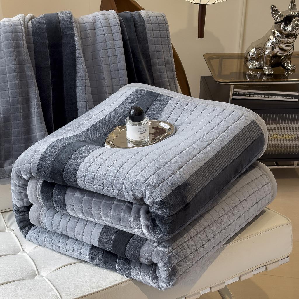 Light Luxury Blanket Color Woven Baoge Jacquard Blanket