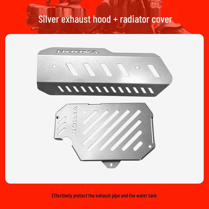Compatible Wuyang Honda NWG150 Exhaust Guard & PCX160 Radiator Cover - Aluminum Alloy Parts
