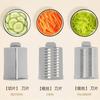 5 In 1 Hand Cranked Rotary Vegetable Cutter Slicer Multi Functional Drum Vegetable Potato Slicer Manual Cheese Chopper Machine