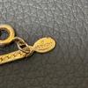 Used GIVENCHY necklace Kihei g logo rhinestone gold