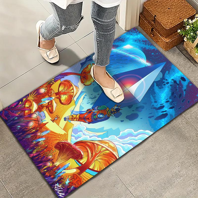 No Mans Sky Carpet Rug for Living Room Bedroom Home Sofa Decoration,Kids play Nonslip Floor Mat