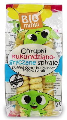 Glutenfreie Mais-Buchweizen-Spiral-Chips