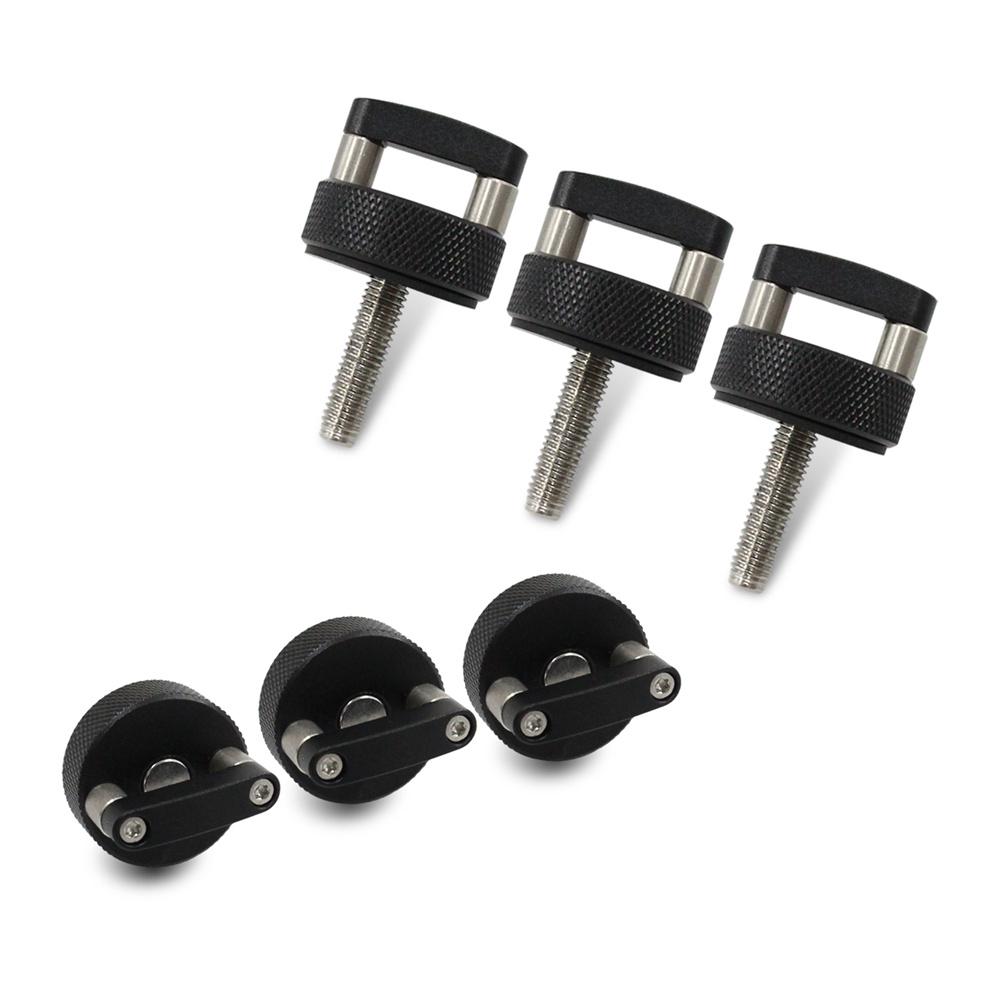 Black Hard Top Quick Release Bolts Fit for Jeep Wrangler JK 2007-2018 JL 2018-2022 & Gladiator JT