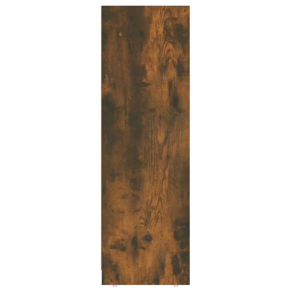 Bathroom Cabinet Smoked Oak Finish 30 X 30 X 95 Cm Engineered Wood