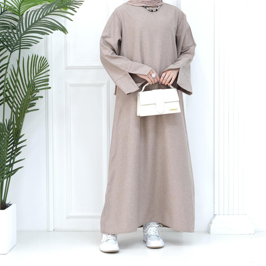Elegant Plus Size Loose Dress Robe - 2024 Collection for Middle East and Turkey