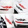 2025 New High Visibility Flame Reflective Car Scratch Cover Stickers Decals Easy to Apply