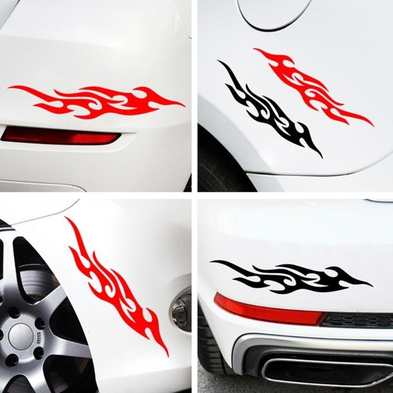 2025 New High Visibility Flame Reflective Car Scratch Cover Stickers Decals Easy to Apply