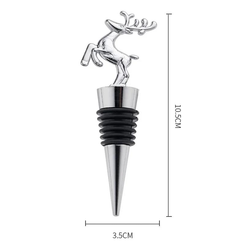 Snow Wine Bottle Stoppers Wine Storage Twist Cap Sealing Plugs Wine Gifts Bar Tools Kitchen Tools Gadgets for Christmas Party