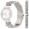 Watch Band with Connector For Samsung Galaxy Watch7 44mm/40mm 7-Bead Rhinestone Crown Stainless Steel Strap