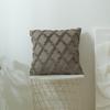 3D Rhombus Plush Pillow Cover Geometric Decorative Throw Pillow Case Soft Cozy Bed Sofa Cushion Cover Nordic Home Spring Decor
