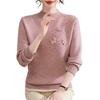 Langsha Women's Thermal Fleece-Lined Knit Pullover