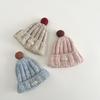 New Baby Knit Hat with Winter Warm Beanie for Boys Girls Cute Infant Toddler Cap Soft  Earflap Hat Gift 2-6 Years