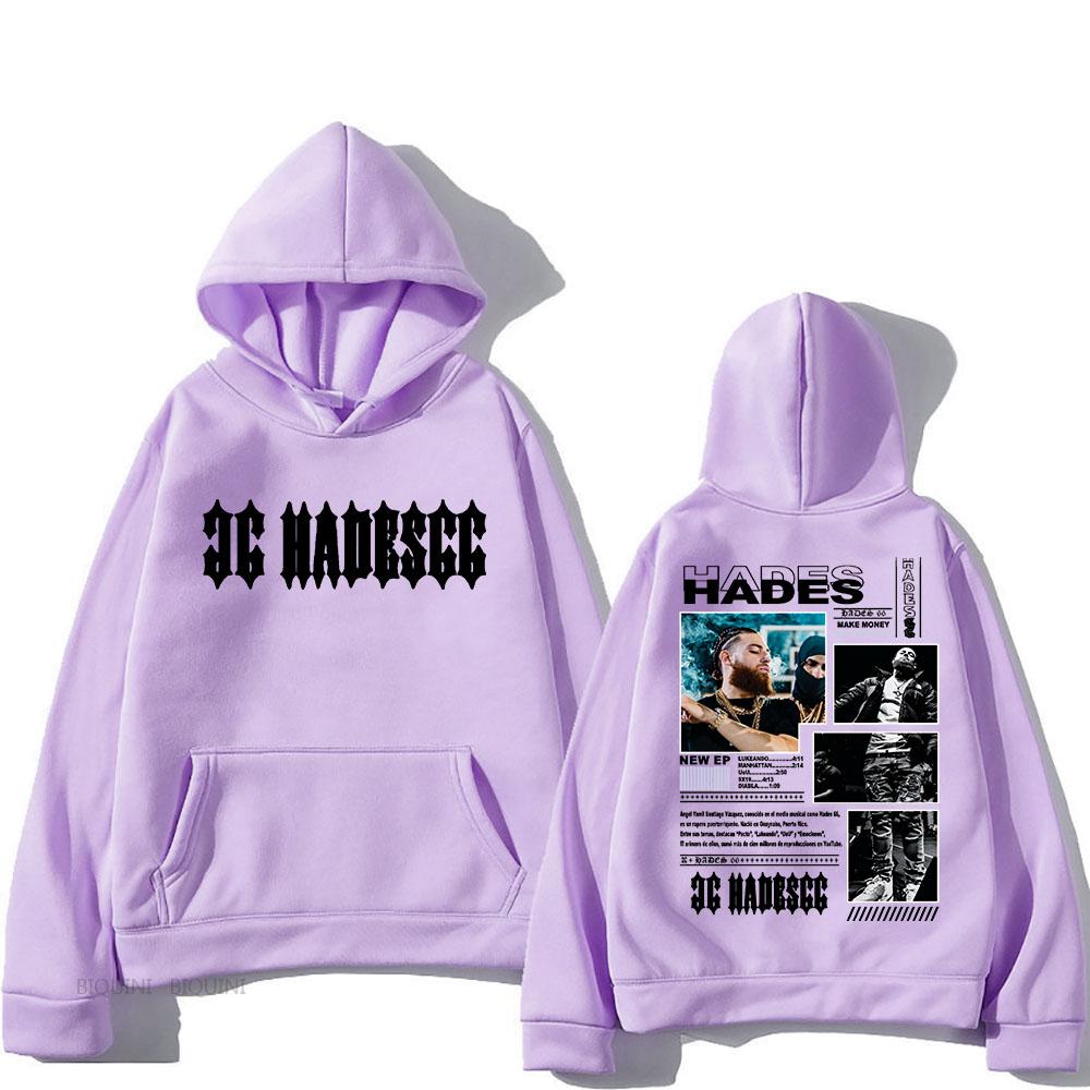 Hades 66 Hooded With Hooded Punk Fleece Comfortable Sweatshirt Long Sleeve Hip Hop Retro Clothing Sudaderas Gothic Pullovers