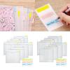 Clear Scrapbook Paper Organizers with 30Pcs Indexes Tabs Holds Scrapbook Paper