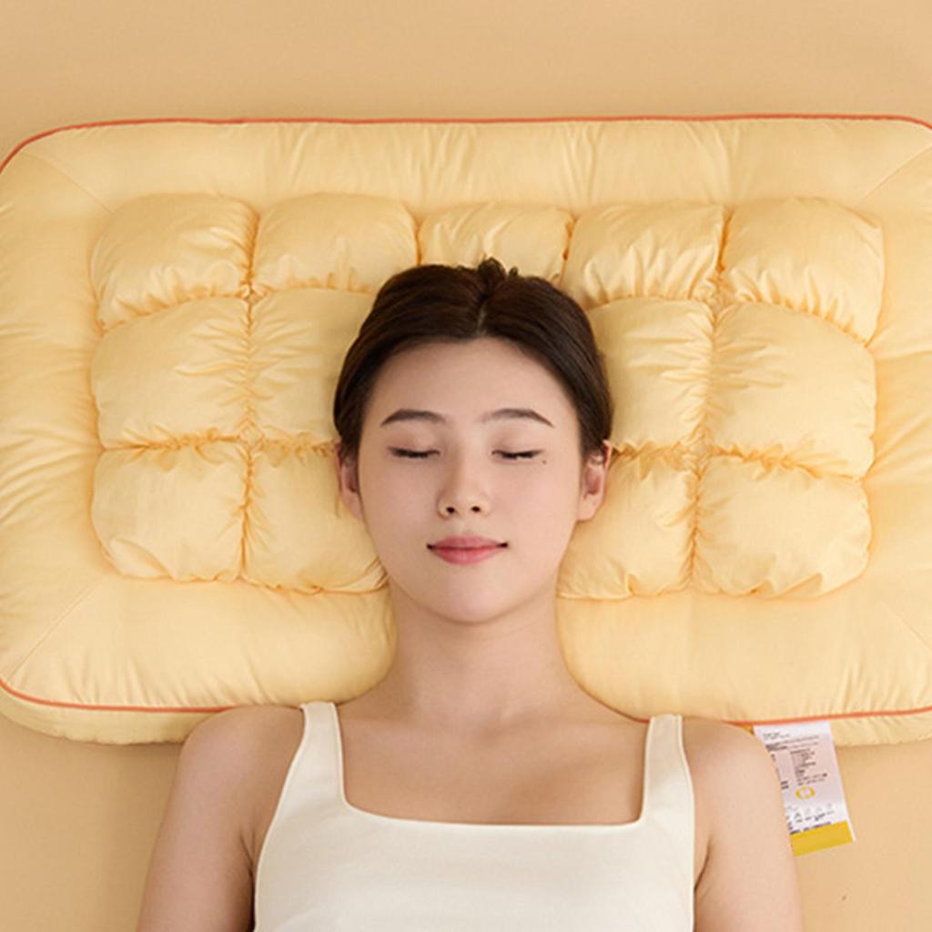 Sleeping Pillow Down Filling Ergonomic Head Rest Neck Support Bed Pillows For Home Apartment School Dormitory Bedroom Nursery