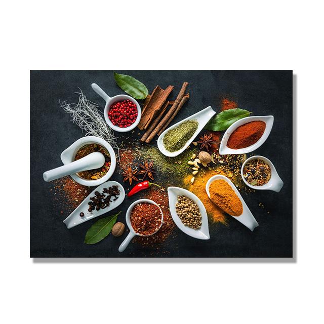 

Травы и специи для приготовления пищи, постеры и принты на холсте, картины для кухни на стене, HD-изображения, Cuadros Decor 40x60cm No Framed