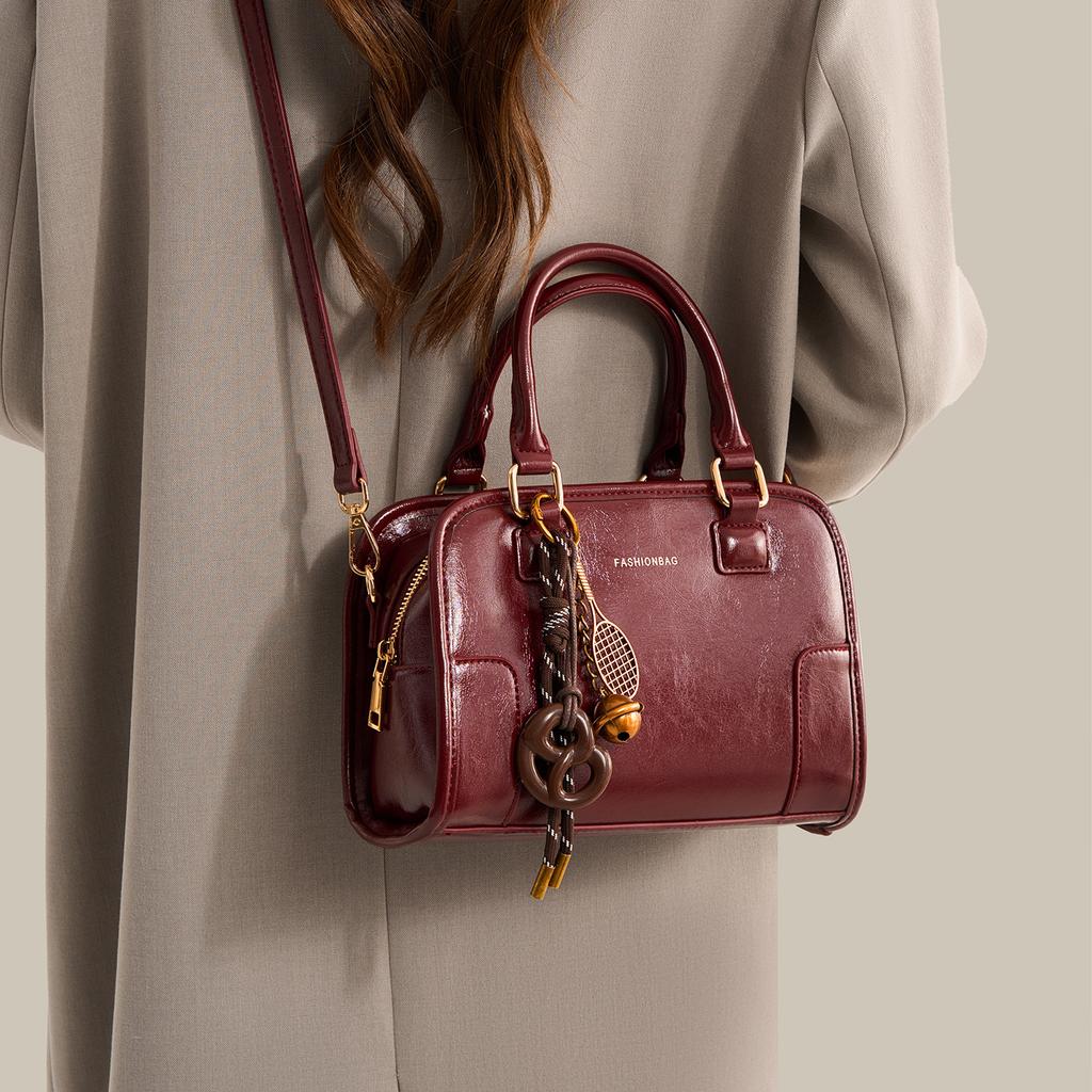 Retro Small Bag Women'S Autumn And Winter Versatile Fashion Shoulder Messenger Bag Women'S Portable Commuter Pillow Bag