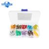 90 adet/kutu Mini Bıçak Sigortalar Otomobil Araba Kamyon Çeşitli Sigorta Kiti 40A 5A 7.5A 10A 15A  20A 25A 30A 35A