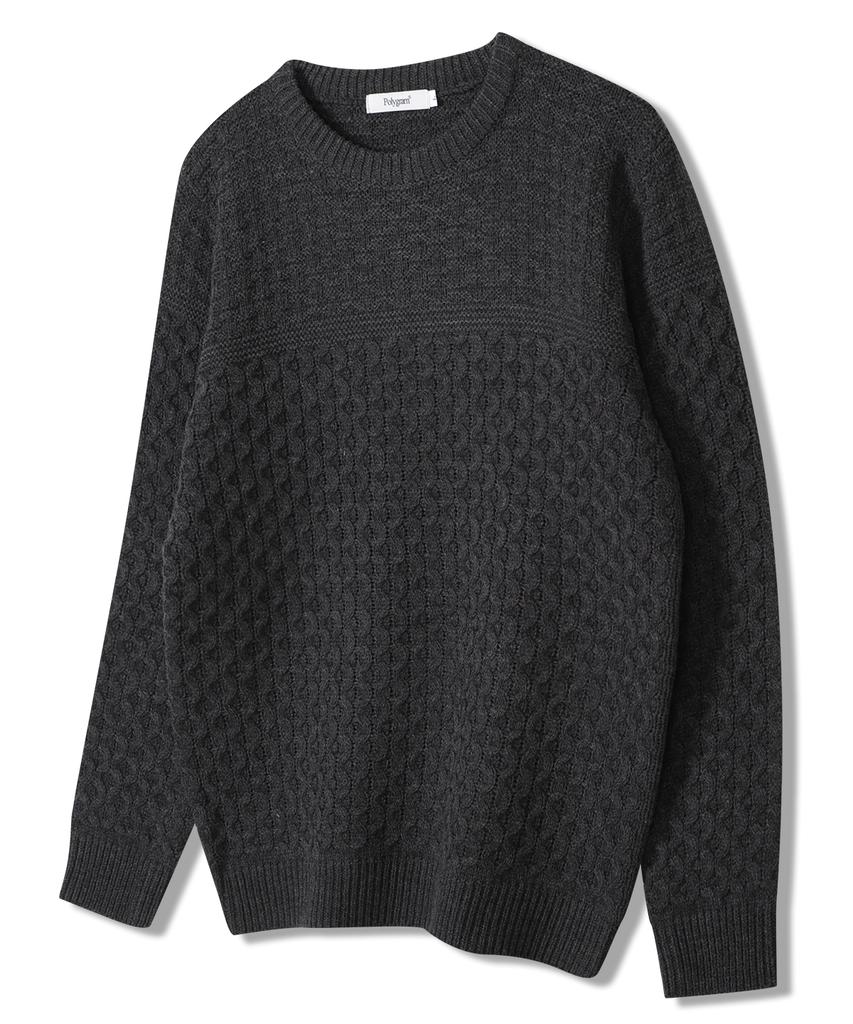 POLYGRAM Circle Cable Round Knit - 6 Colors