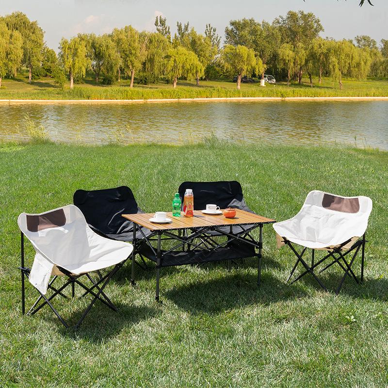Verstellbarer Outdoor-Klapptisch für Grillen, Picknick und All-Terrain-Einsatz