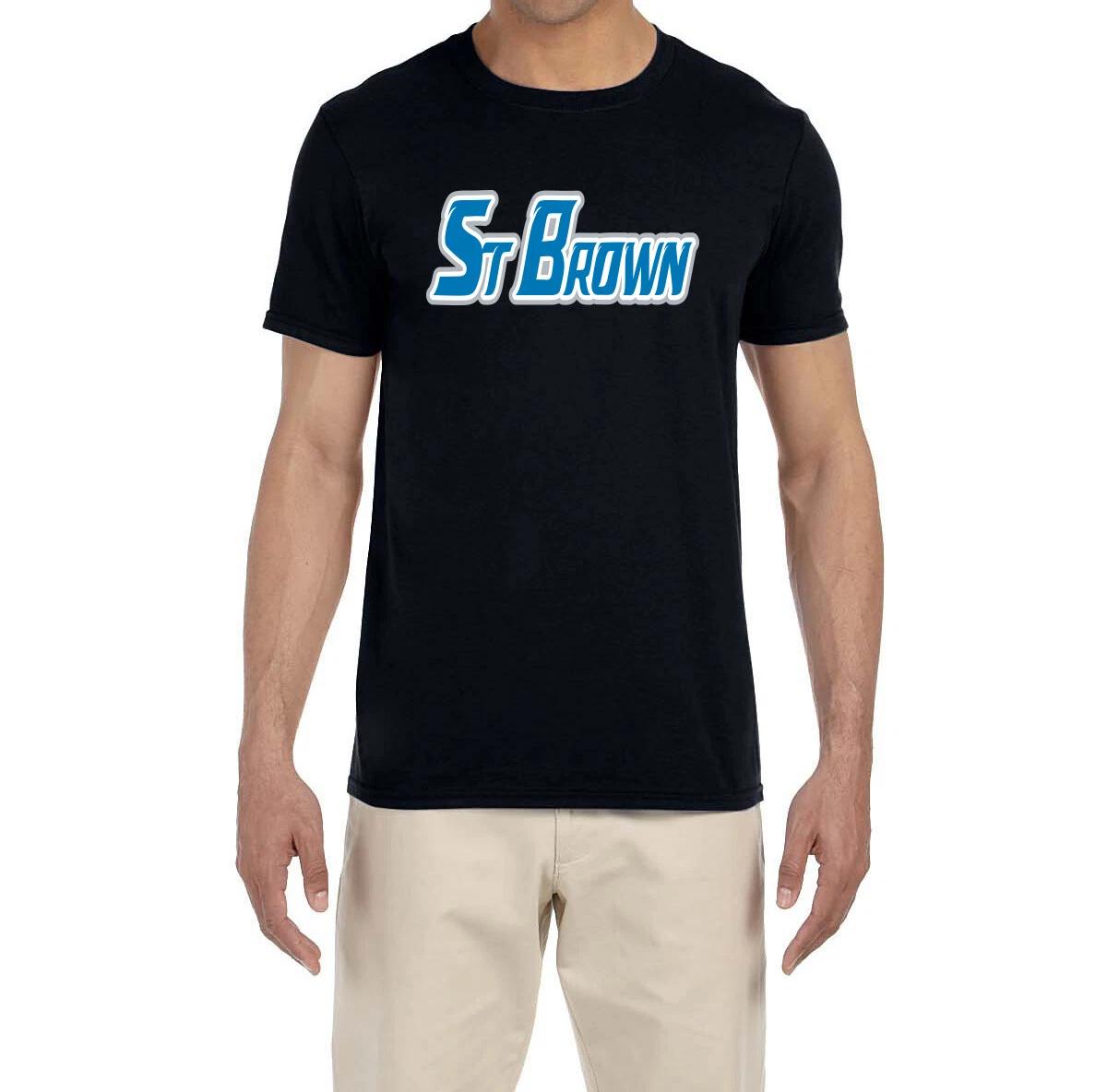 Amon Ra St Brown Logo T-Shirt XXL