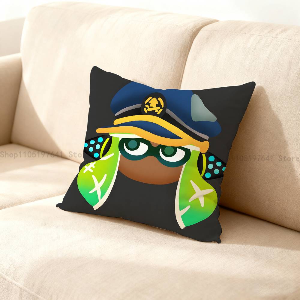 S-Splatoons Pillow Case Cushion Cover Home Decor Birthday Gift Pillowcover