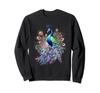 Majestic Peacock Design Sweatshirt