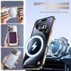 Luxury Wireless Charging Transparent Magsafe Case For iPhone 16 15 14 13 12 11 Pro Max X XR XS 7 8 Plus SE 2024 Mini Soft Case