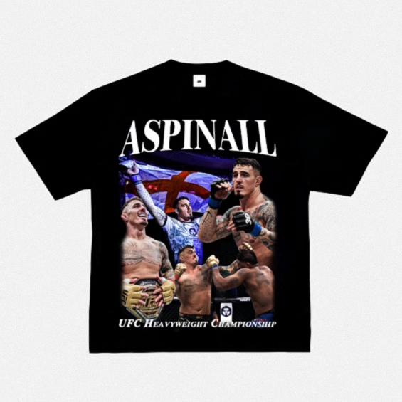2024 New Fashion Oliveira Oliveira T-shirt UFC Printed Short Sleeve American Vintage Small Neckline Fighting Top Vintage