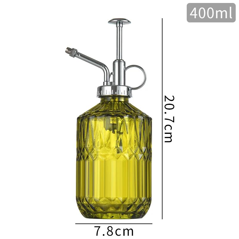Retro Relief Sprayer Glass Bottle Gardening Home 400 ML Large Capacity Container Bottle Bathroom Decoration Sanitize Bottles
