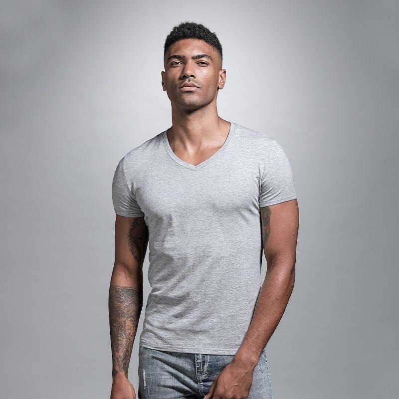 Men's Striped Cotton Blend Shirt