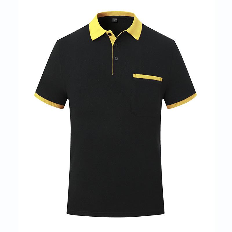 

Индивидуальная футболка официанта для ресторанов и кафе - Унисекс, короткий рукав, с напечатанным логотипом L