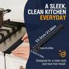 1Pc Elastic  Lids Stove Counter Gap Cover Kitchen Utensils Accessories T-shaped Strip Slit Filler