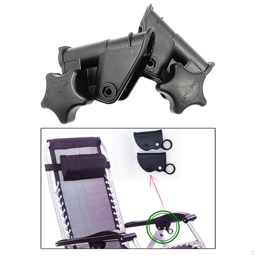 2 Stück Klappstuhl Armlehne Verriegelung Riegel Scharnier Feste Einrast- und Lösebeschläge