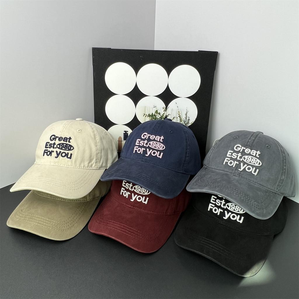 Fashion Casual Cotton Unisex Baseball Hat With Letter Embroidery For Use Outdoor