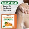 Turmeric Soap Bar 100g - Deep Cleaning and Moisturizing Skin, Remove Dirt & Oil, Maintain Smooth Skin & Improve Skin Texture