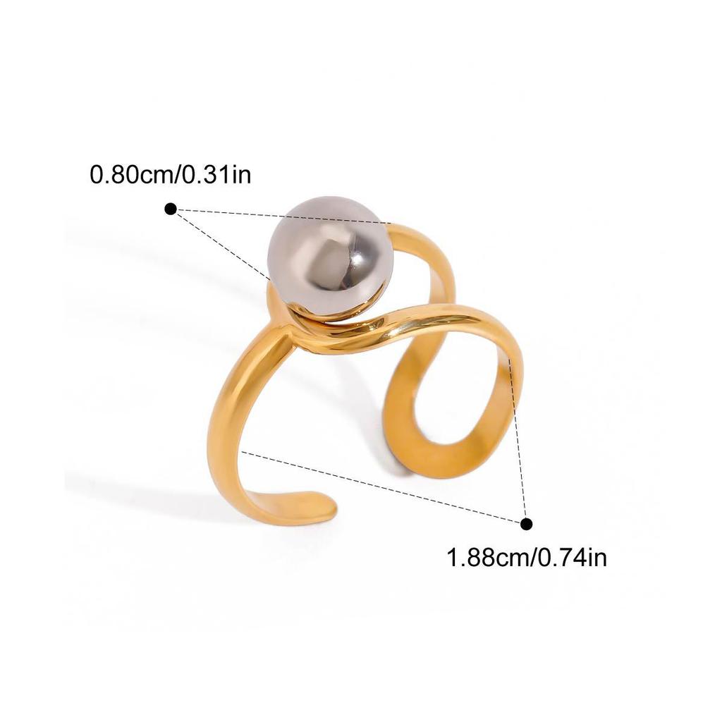 Yori Delicate Stainless Steel Minimalist Ring Exclusive Design 2025 Arrivals Popular Fashion Jewelry Gift New Wholesale