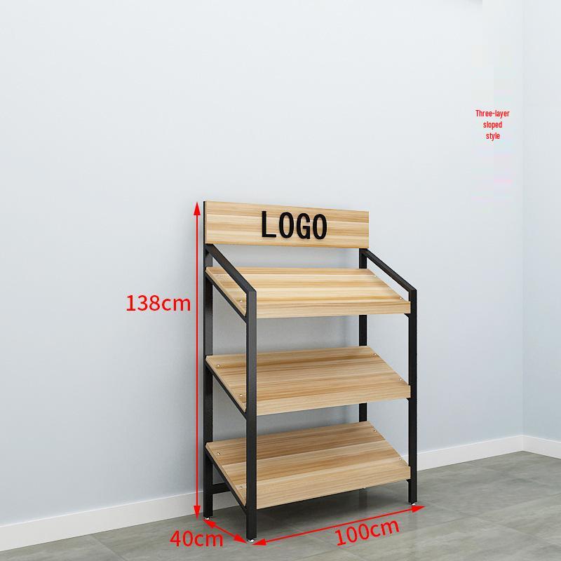 Slanted Multi-Layer Display Rack for Snacks, Jewelry, and Shoes