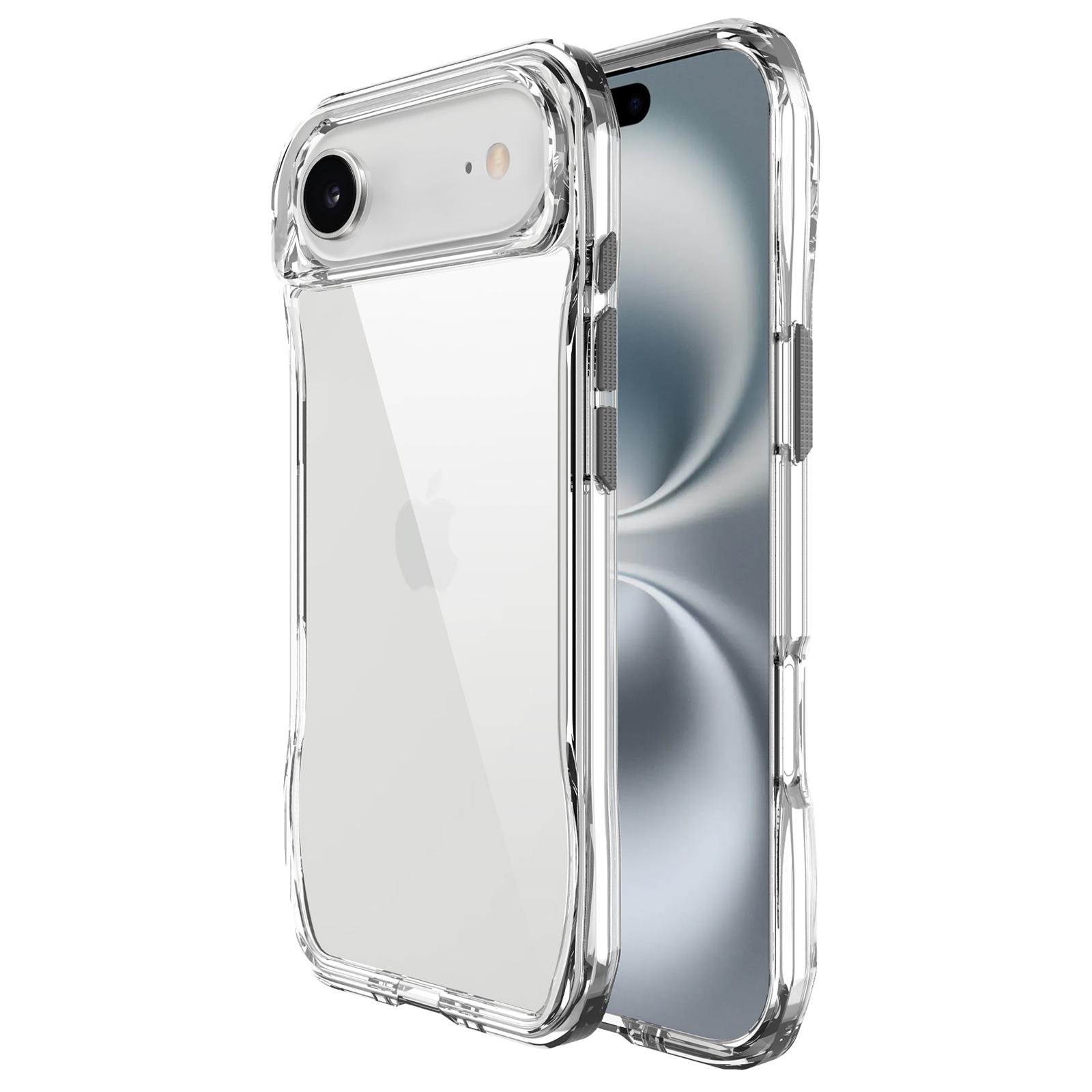 

Для iPhone 17 Air Case Противоцарапный гибридный прозрачный чехол для телефона из ТПУ+ПК A