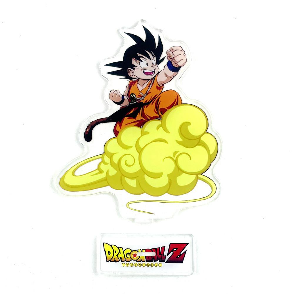 Son Goku and Somersault Cloud Childhood  Anime Acrylic Stand Standee Toy Figure