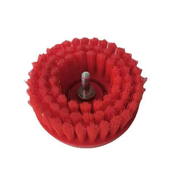Electric Drill Nylon Bristle Cleaning Brush - Round Disc for Home Cleaning