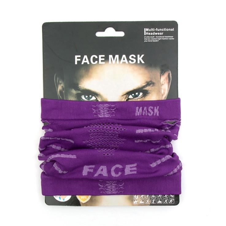 

Cycling Mask With Warmth And Uv Protection For Outdoor Riders Purple