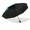 1pc Eye Symbol Automatic Open/close Umbrella, 8-Rib sturdy structure, Portable Travel Umbrella, Parties, Everyday Use, Outdoor Accessory, Ar