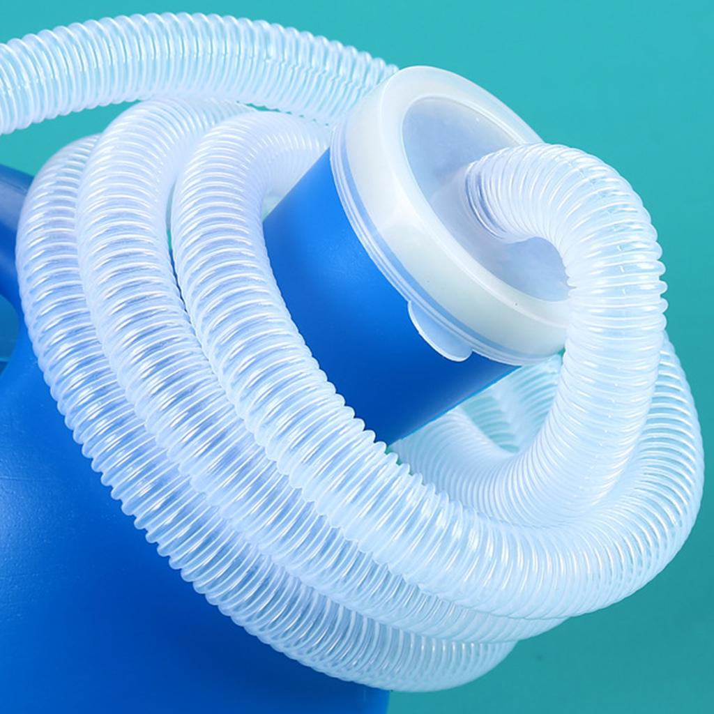 2L Tragbare Urinale für Männer Auslaufsicher Wiederverwendbare Männliche Pinkelflasche für Outdoor Camping Autoreisen Bett Noturinationsgerät