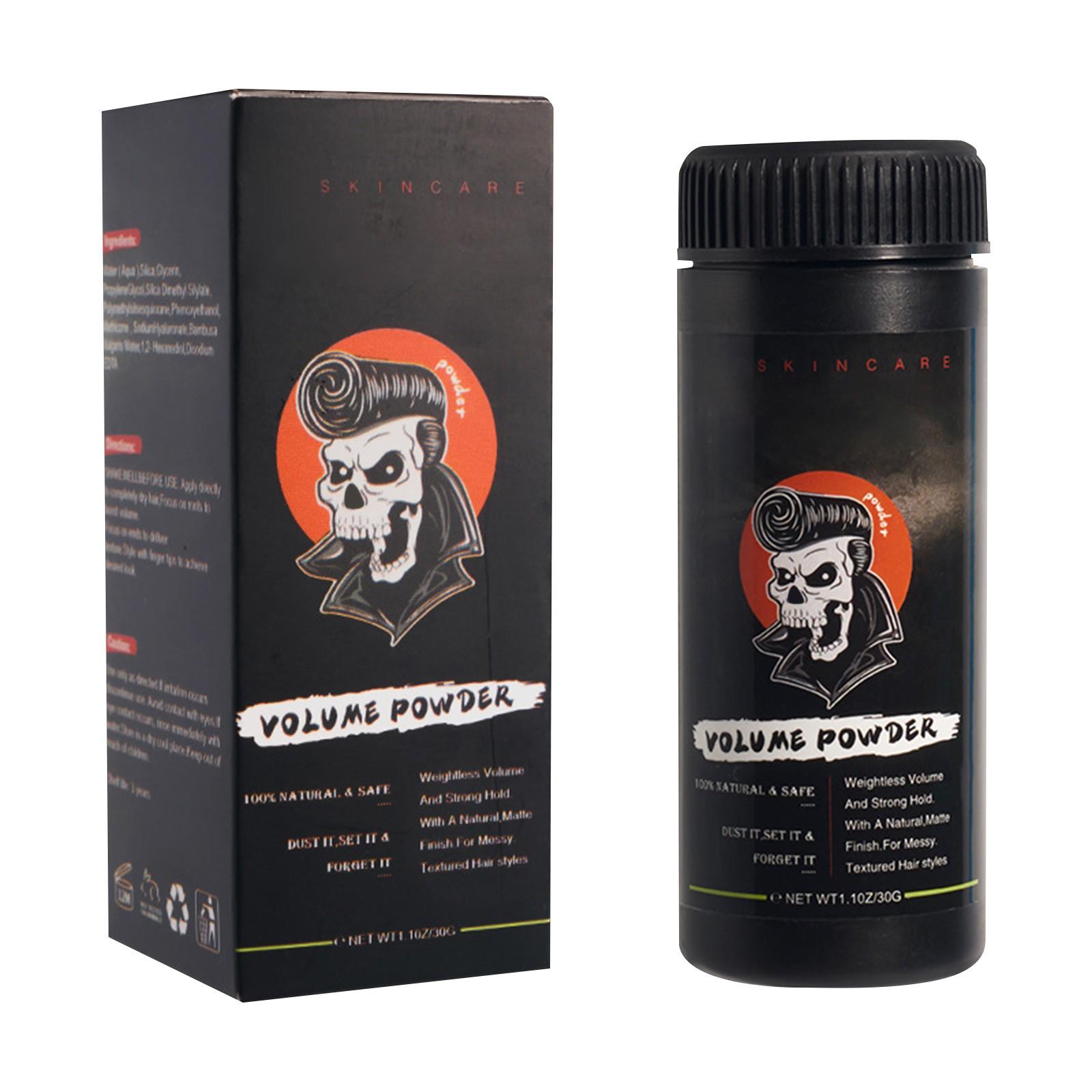 

Пудра для фиксации волос, пудра для сухих волос и пудра для волос, не требующая смывания, подходит для большинства типов волос, 30 г One Size белый