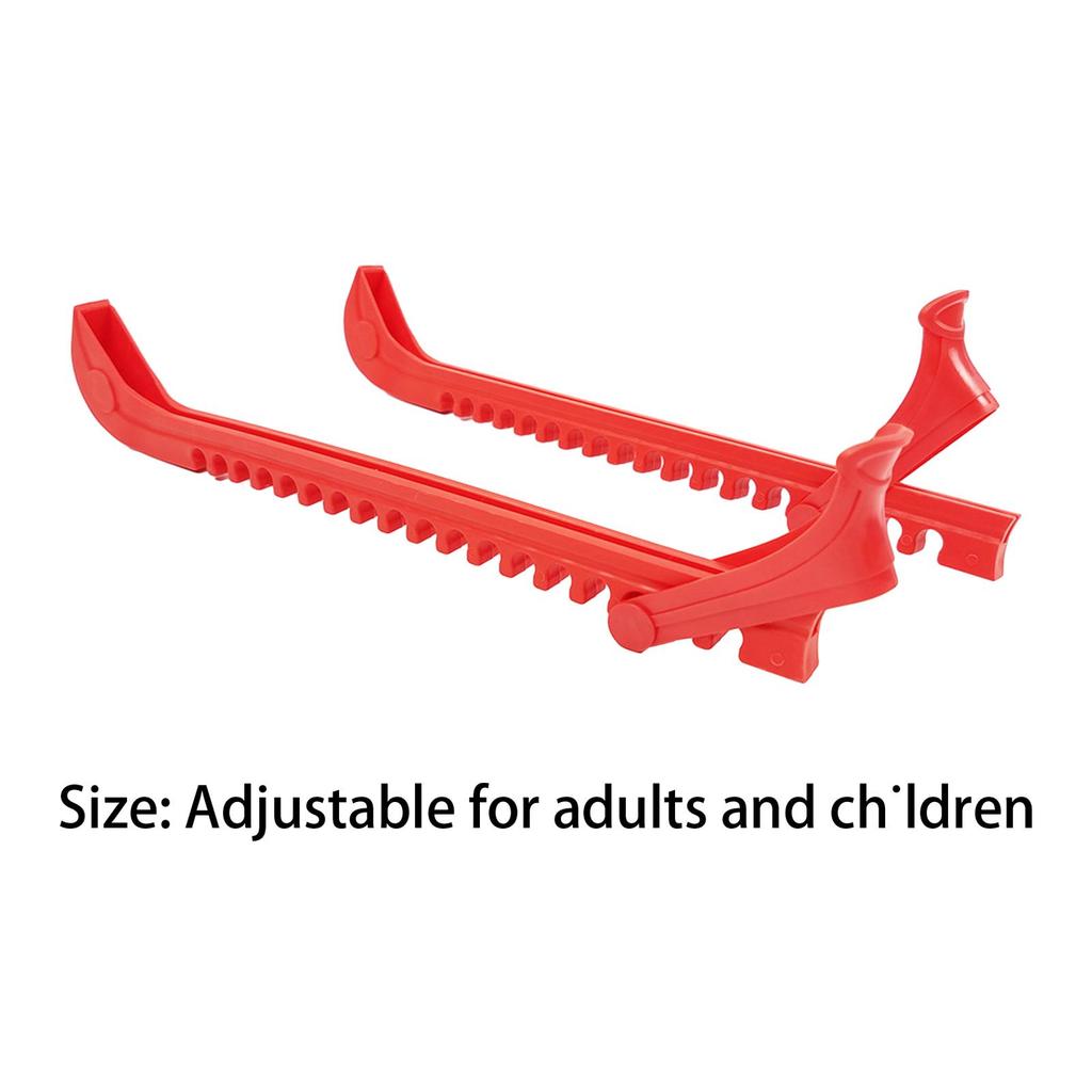 2Pcs Ice Skate Guards Figure Skates Adjustable Buckle Soft Flexible Protect Sleeve Skate Blade Guards Ice Skating Protector