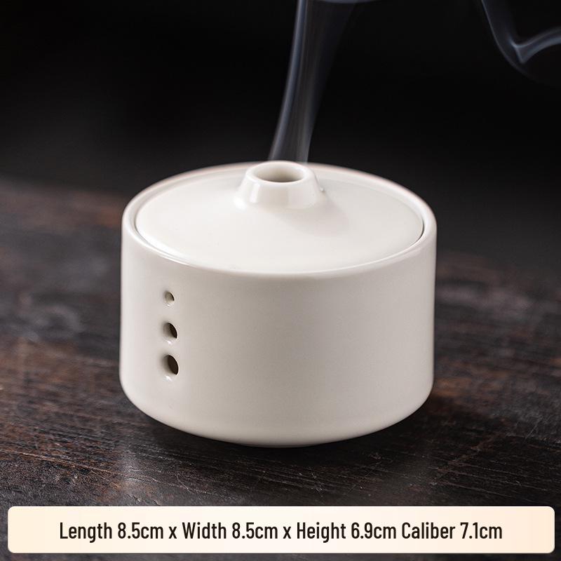 Керамическая курильница Килн Ру - Держатель для палочек и тарелочек для чайной комнаты, Сандал, Агарвуд.