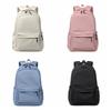 Solid Color Students School Bag Nylon Teenagers Shoulder Bag Fashion Preppy Style Backpack  School