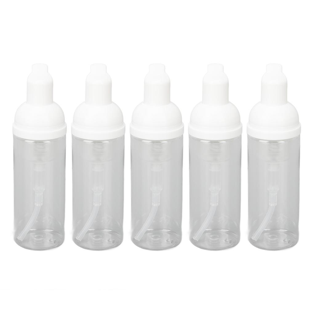 20pcs 50ml Foaming Pump Bottle Prevent Leakage Transparent Travel Foaming Dispenser Bottle